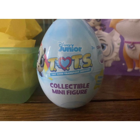 T.O.T.S. Tiny Ones Transport Service Gift Basket Set Plush Blondie The Bunny - Picture 3 of 7